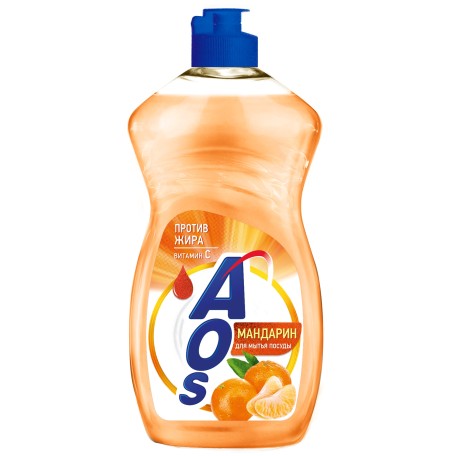 Гель для посуды AOS Мандарин 450 мл