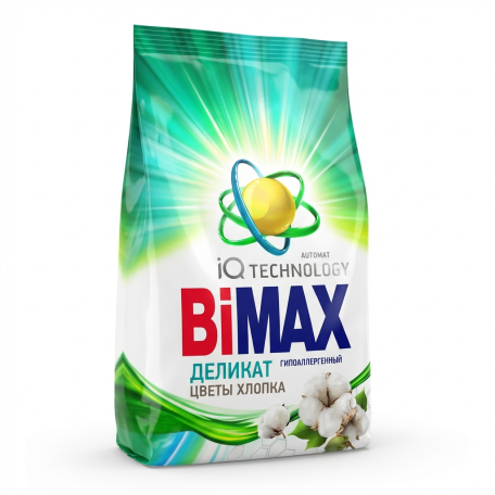 Стиральный порошок BiMAX Деликат Цветы хлопка, 2400 гр