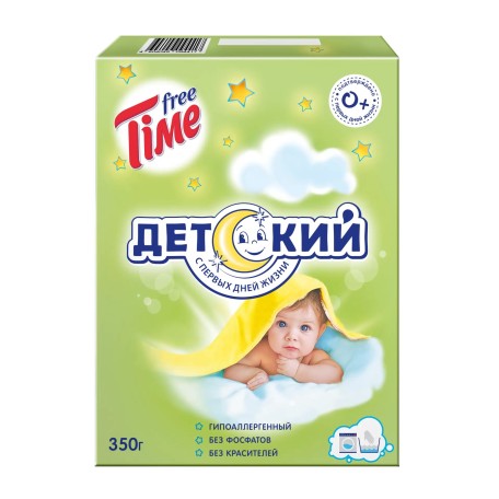Стиральный порошок Free TIme Детский, 350 гр