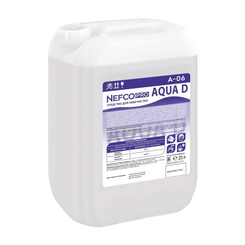 Средство для стирки и аквачистки деликатных тканей NEFCOpro Aqua D 20л (21 кг)