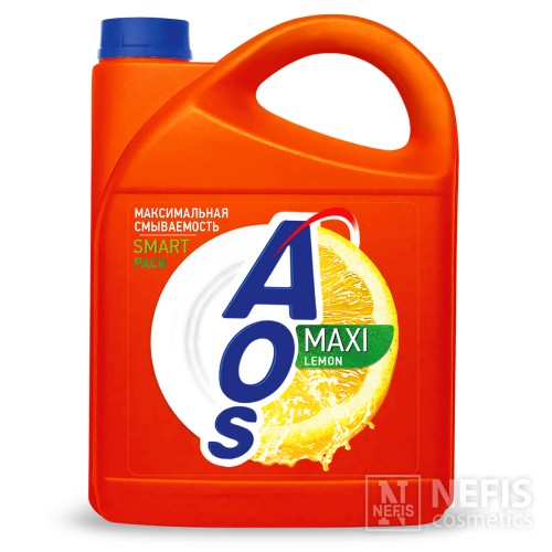 Гель для посуды AOS Лимон, 4800 гр