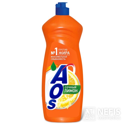 Жидкость для мытья посуды AOS "Лимон" 900 мл