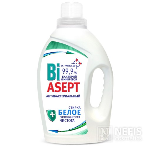 Антибактериальный гель для стирки BiASEPT "Для белого" 1200 гр