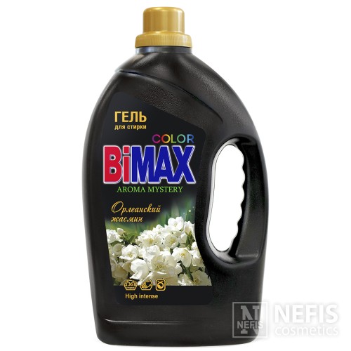 Гель для стирки BiMax Aroma Mystery Орлеанский жасмин 2340 г без фосфатов и хлора, для цветных вещей