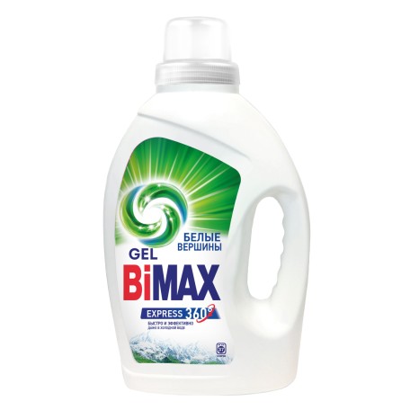 Гель для стирки BiMax Белые вершины, 1300 гр