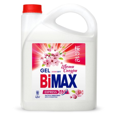 Гель для стирки BiMax Цветы Сакуры 4800гр