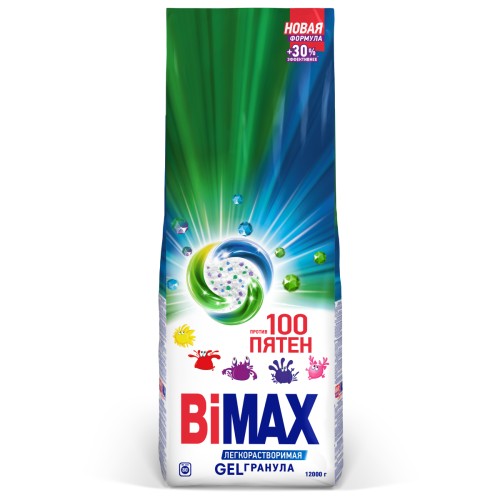 Стиральный порошок BiMax 100 пятен Автомат, 12000 гр