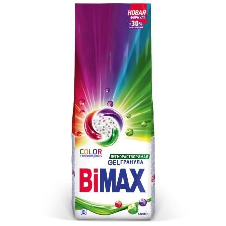 Стиральный порошок BiMax Color Automat в м/у, 12000 гр
