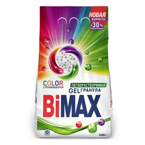 Стиральный порошок BiMax Color, 2400 гр