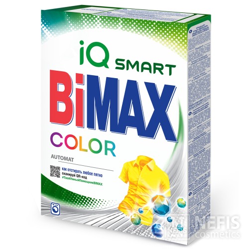 Стиральный порошок BiMax Color Automat  400г для цветных вещей, без фосфатов и хлора