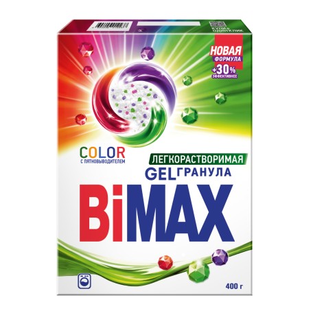 Стиральный порошок BiMax Color Automat, без фосфатов и хлора, 400 гр