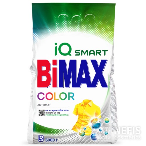 Стиральный порошок BiMax Color Automat в м/у, 6000 гр
