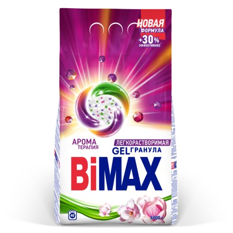 Стиральный порошок BiMax Ароматерапия Automat, 6000 гр