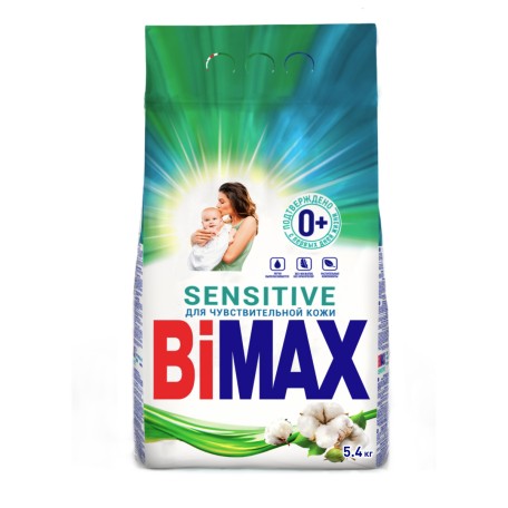 Стиральный порошок BiMax Для чувствительной кожи Automat, 5400 гр