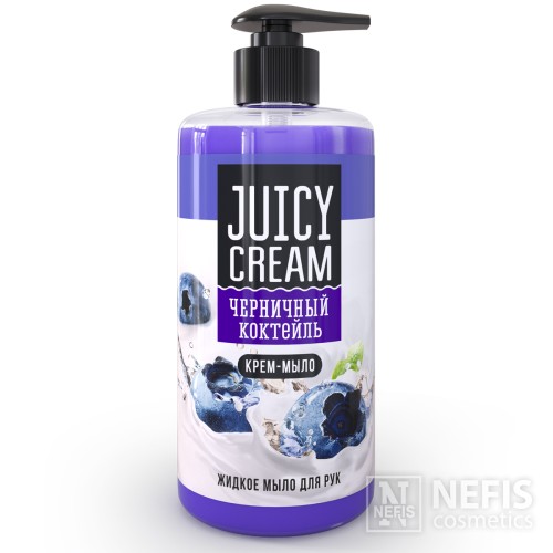 Жидкое мыло "Juicy Cream Черничный коктейль" 500 гр