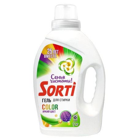 Гель для стирки Sorti Color, 1200 гр