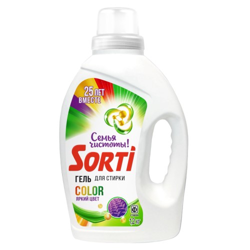 Гель для стирки Sorti Color, 1200 гр