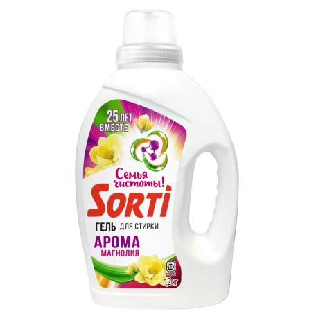 Гель для стирки Sorti Арома магнолия, 1200 гр