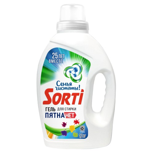 Гель для стирки Sorti Пятна Нет, 1200 гр