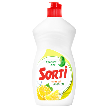 Средство для мытья посуды Sorti Лимон, 450 гр