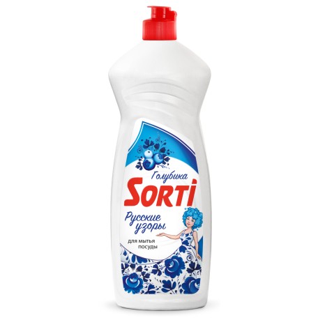 Средство для мытья посуды Sorti Голубика 900 гр