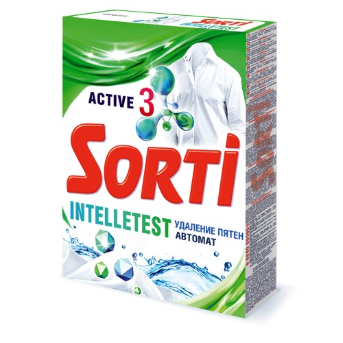 Стиральный порошок Sorti Color Intelletest Автомат в т/у, 350 гр