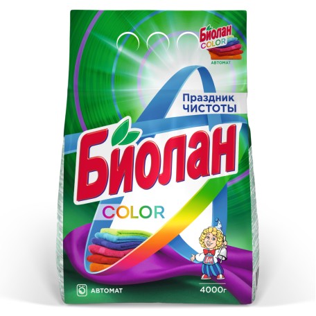 Стиральный порошок Биолан Color Автомат, 4 кг
