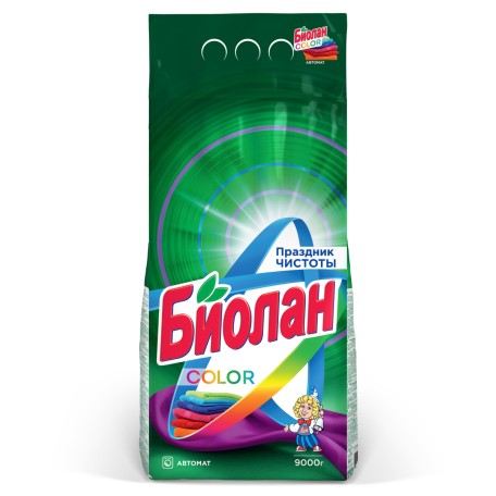 Стиральный порошок Биолан Color Автомат для цветных тканей, 9000 гр