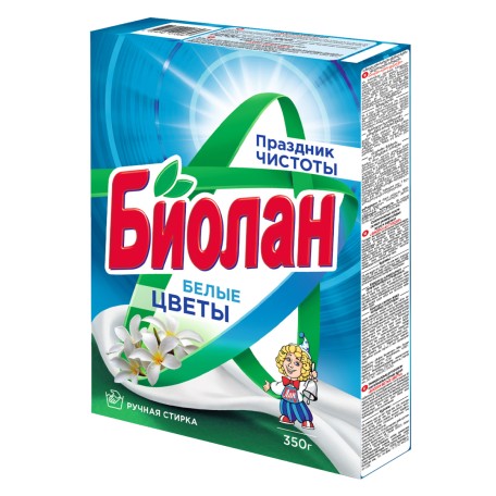 Стиральный порошок Биолан Белые цветы, 350 гр