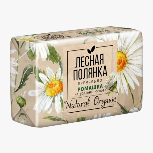 Крем-мыло Лесная Полянка Ромашка, 200 гр