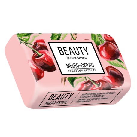 Туалетное мыло Beauty Вишневый чизкейк, 90 гр
