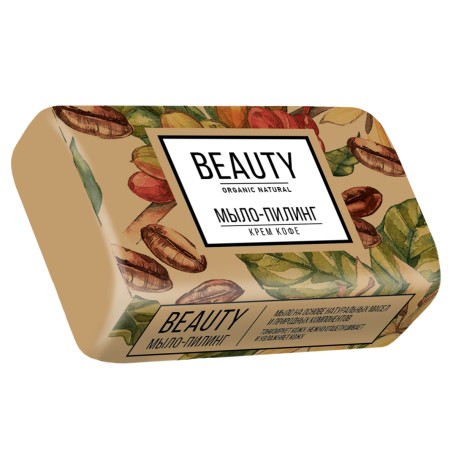Туалетное мыло Beauty Крем кофе, 90 гр