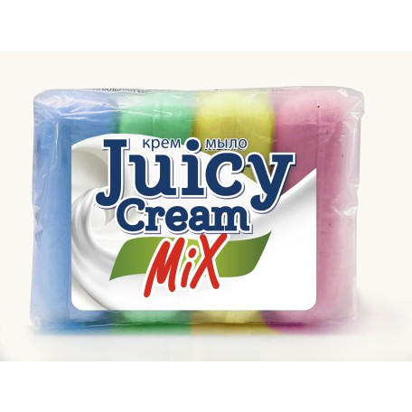 Микс крем-мыло Juicy Ceam, в упаковке 4 х 90 гр