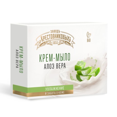 Крем-мыло ЗБК Алоэ, 120 гр
