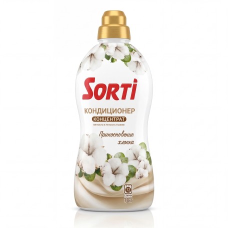 Кондиционер для белья Sorti Прикосновение Хлопка 1800г