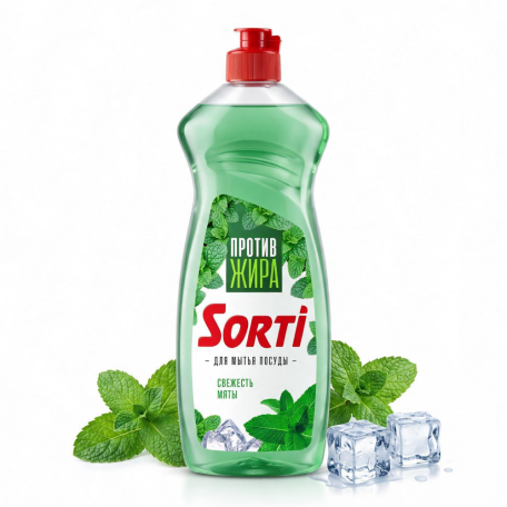 Гель для посуды Sorti Свежесть мяты 900г