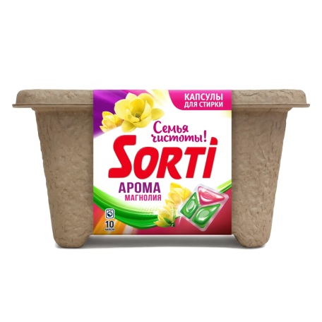 Капсулы для стирки Sotri Арома Магнолия 10 шт, 130 гр