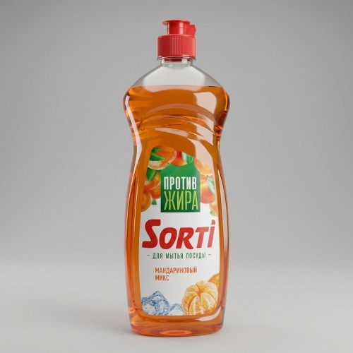 Гель для посуды Sorti Мандариновый микс, 900 гр