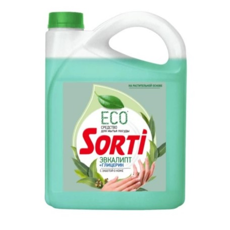 Гель для посуды Sorti Эвкалипт + Глицерин, 4800 гр