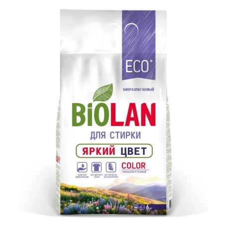 Стиральный порошок Biolan Color 6 кг